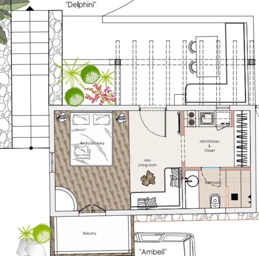 Villa Tavros Mykonos Town Exterior foto